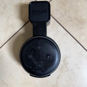 Amazon Black Echo Dot Wall Mount Holder